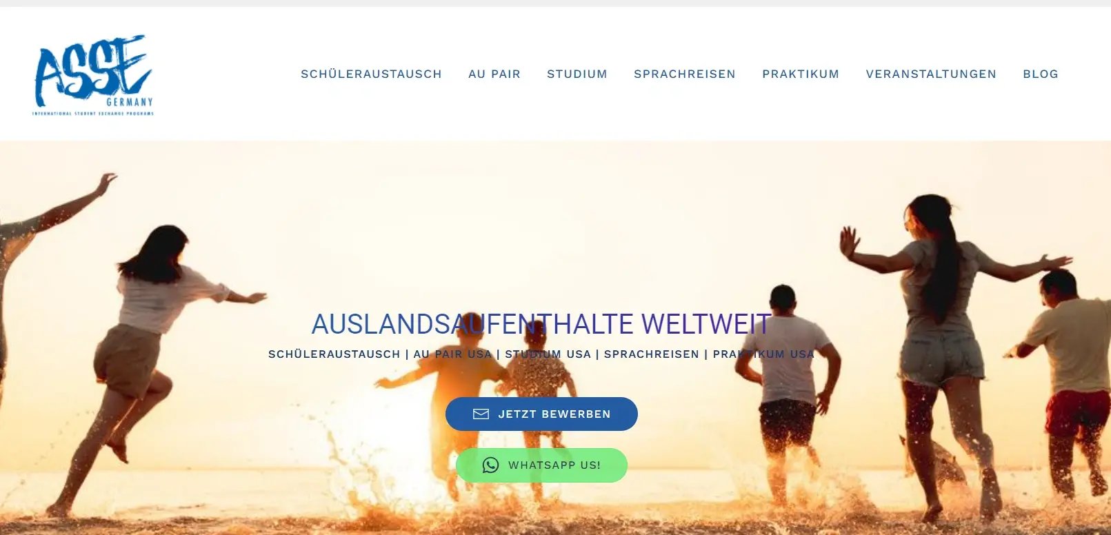 ASSE Germany - Beste Organisation für Schüleraustausch mit Outdoor- und Abenteuerfokus in den USA