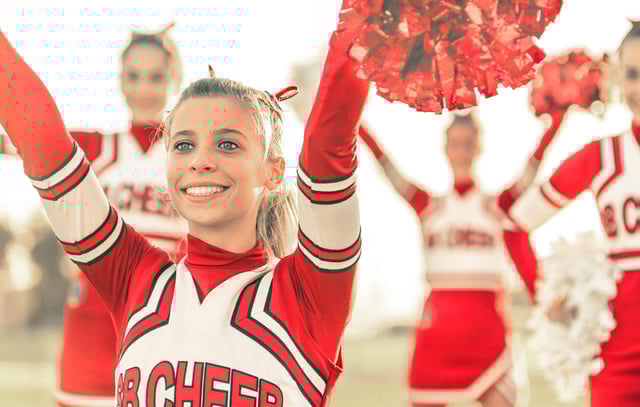 Cheerleader girl - komprimiert