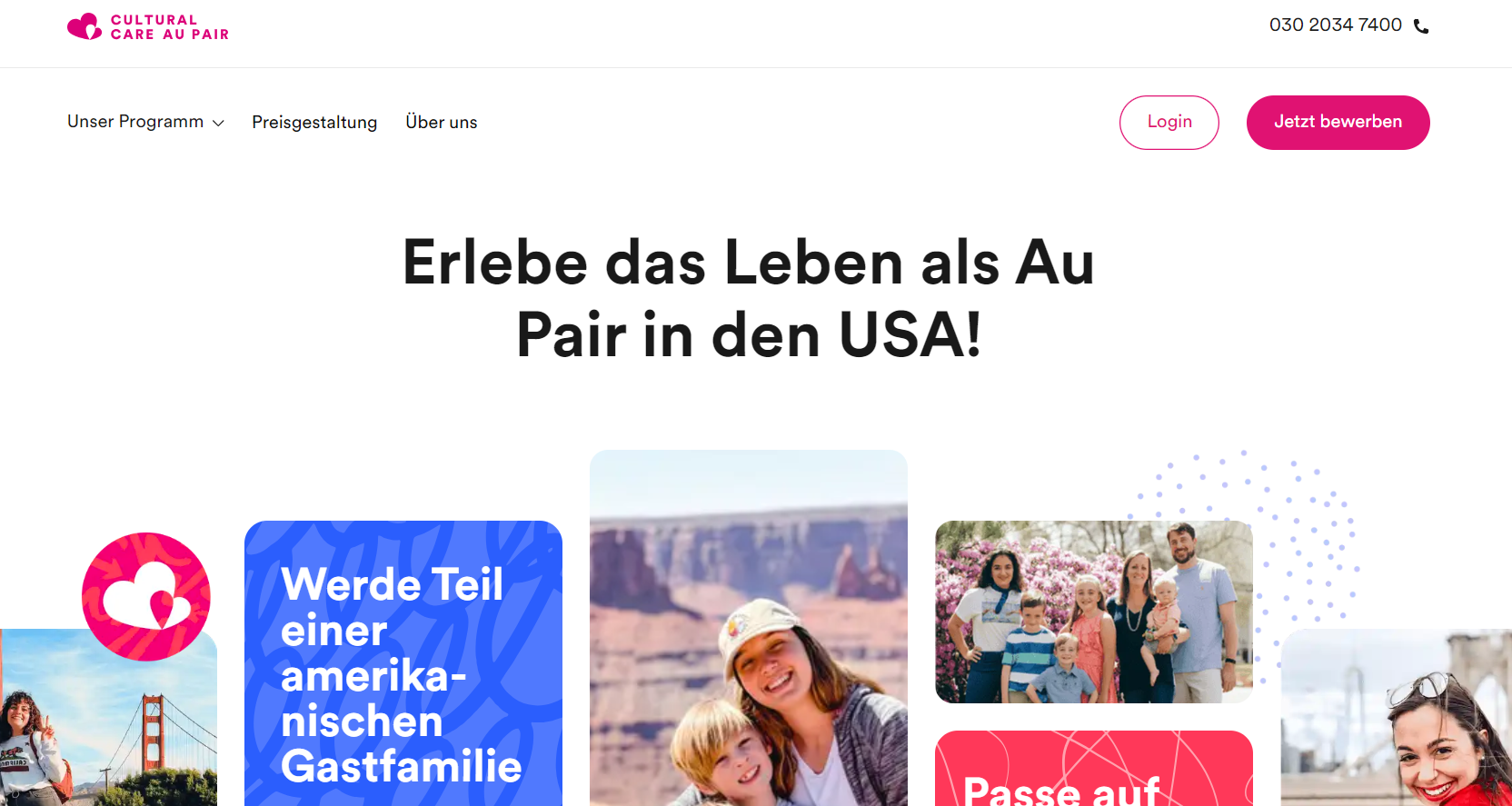 Cultural Care Au Pair - Beste Organisation für Au-pair-Aufenthalte in den USA