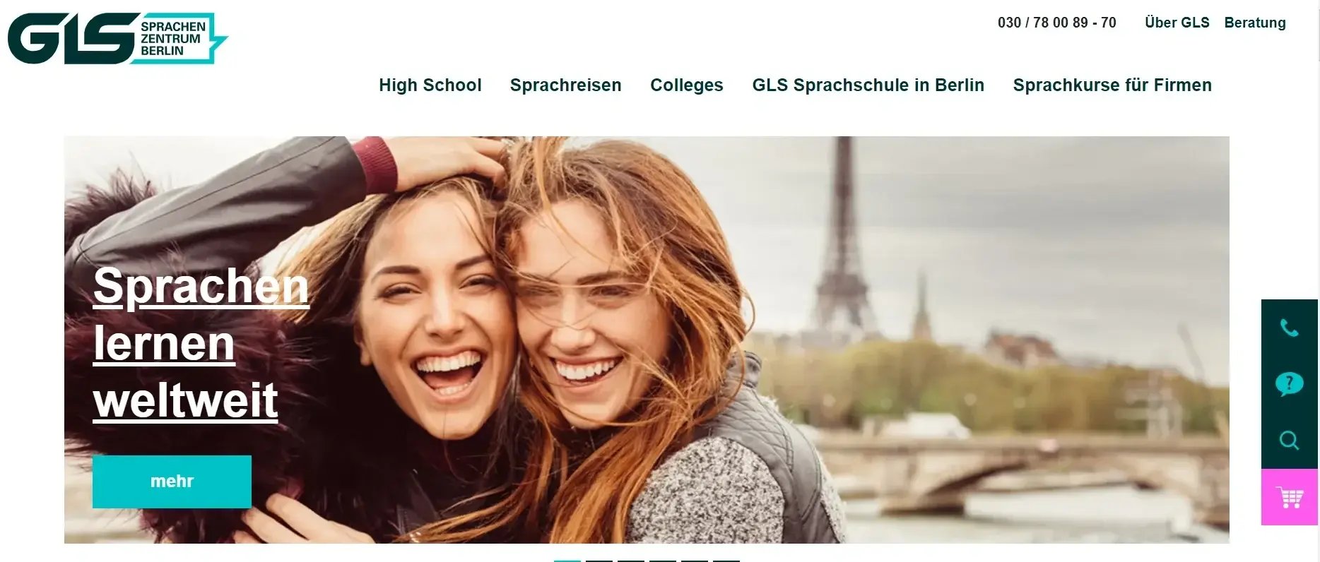 GLS Sprachenzentrum - Beste Organisation für ein Schüleraustausch mit Vollstipendium in England