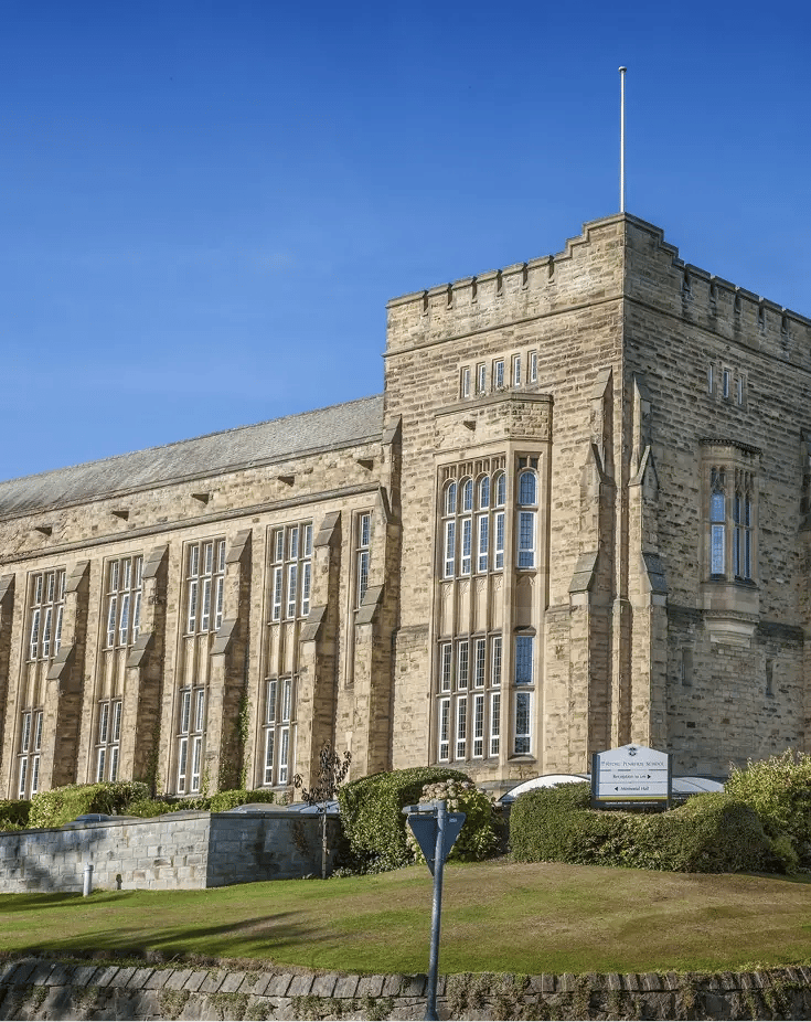 Gebäude Wales Schule
