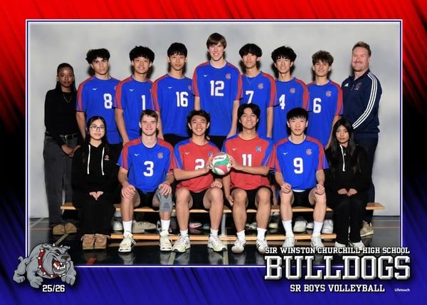 Gruppenbild Kanada Volleyball boys