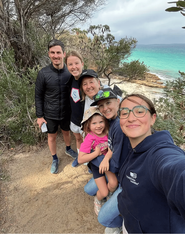 Gruppenfoto Australien Gastfamilie