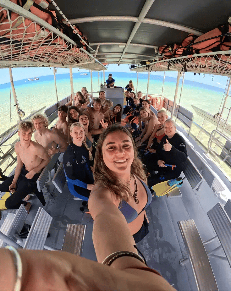 Gruppenfoto Australien Tauchen