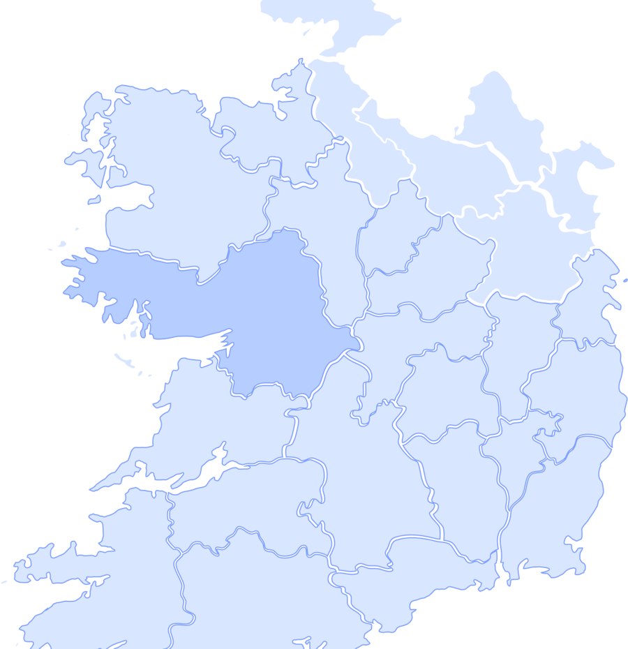 Galway & Westküste - map