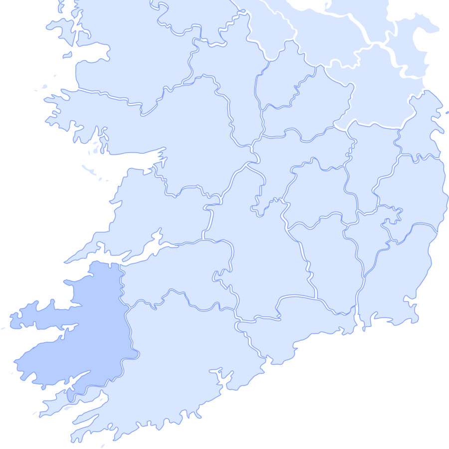 Kerry & Küstenregionen - map