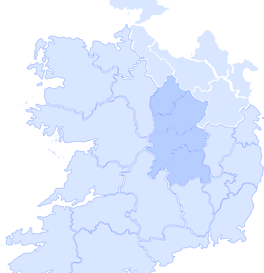 Midlands - map