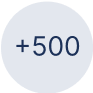 500+
