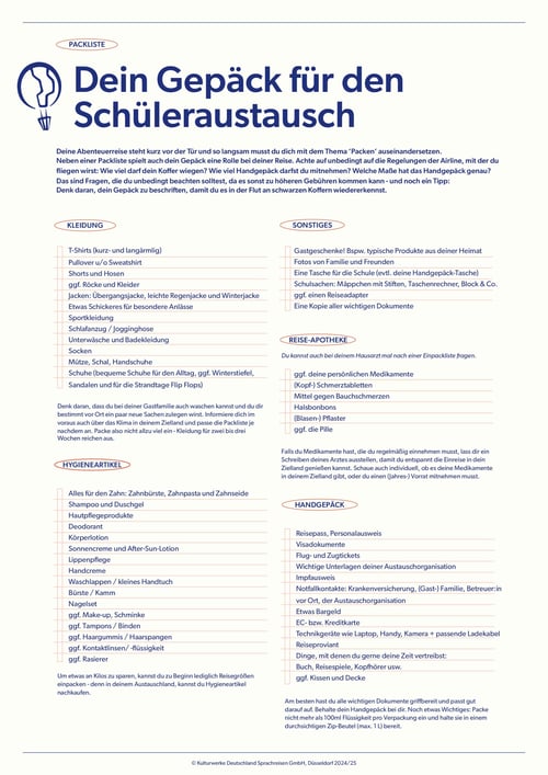 Packliste