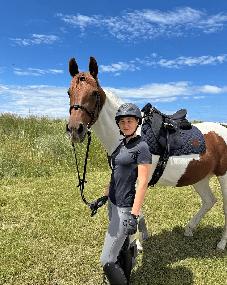 Schülerin Neuseeland Pferd Reiten