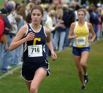 Schülerin USA Queerfeldeinlauf