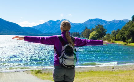 Traveller enjoy a great time in New Zealand