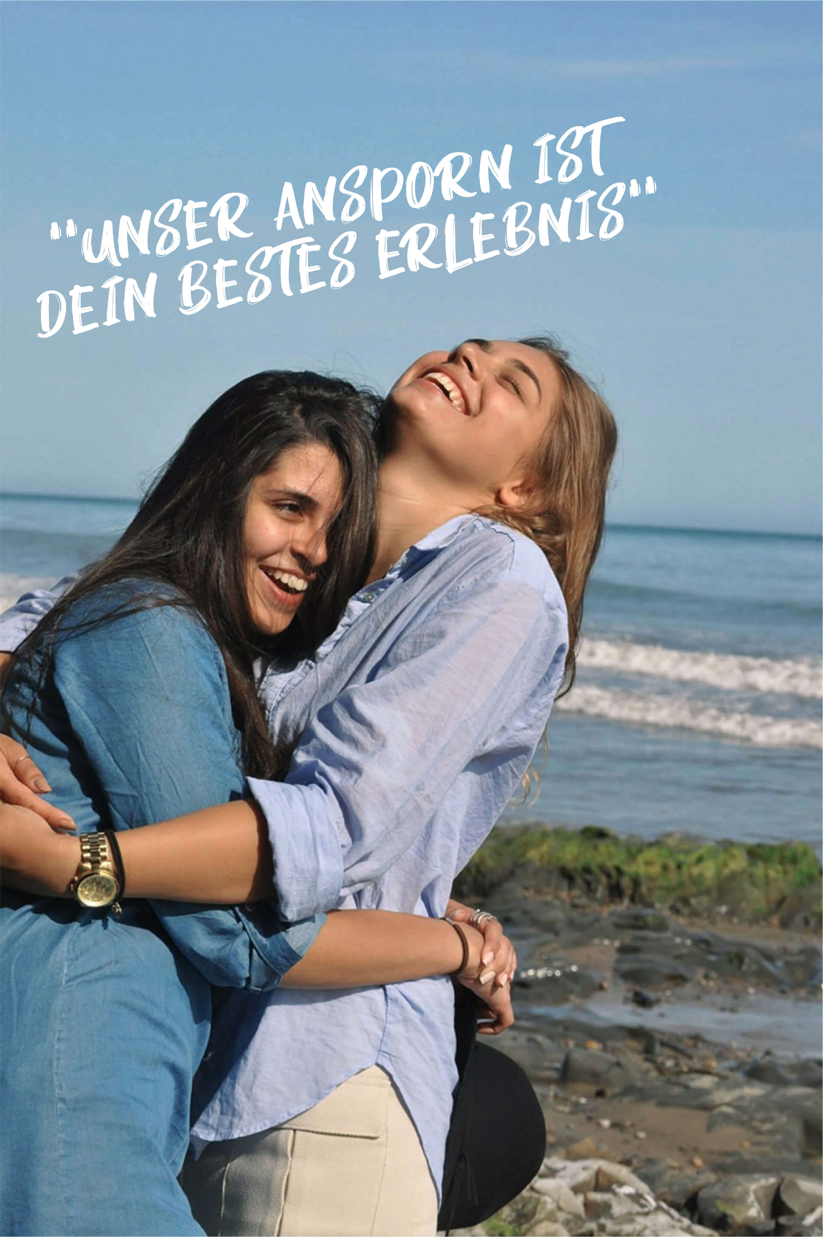 2 Mädels die sich umarmen