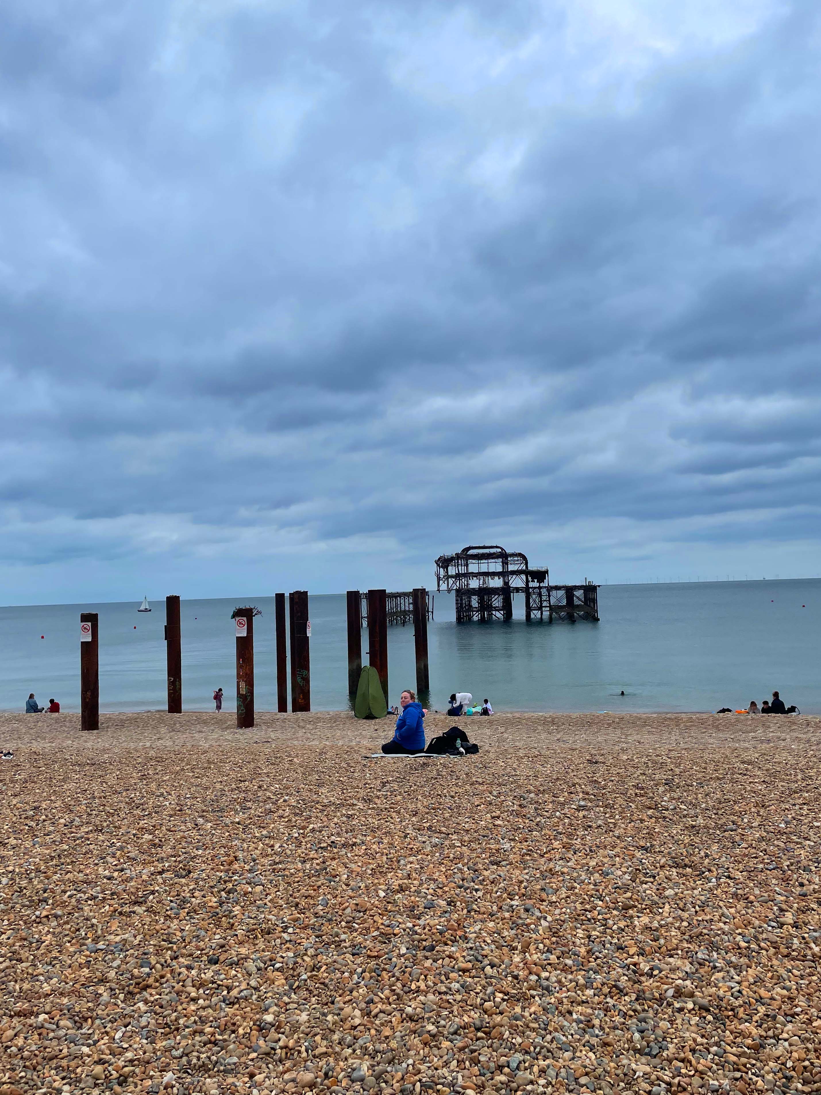 Eine Teilnehmerin am Brighton Pier