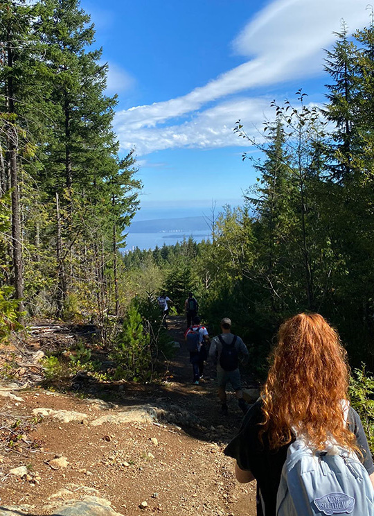 Wanderung im Wald