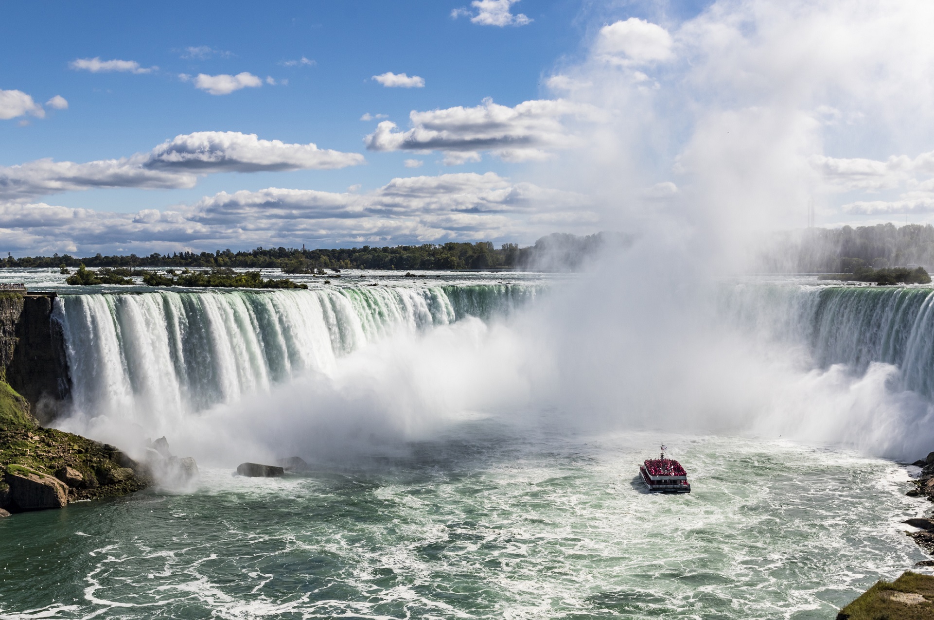Die Niagarafälle in Ontario