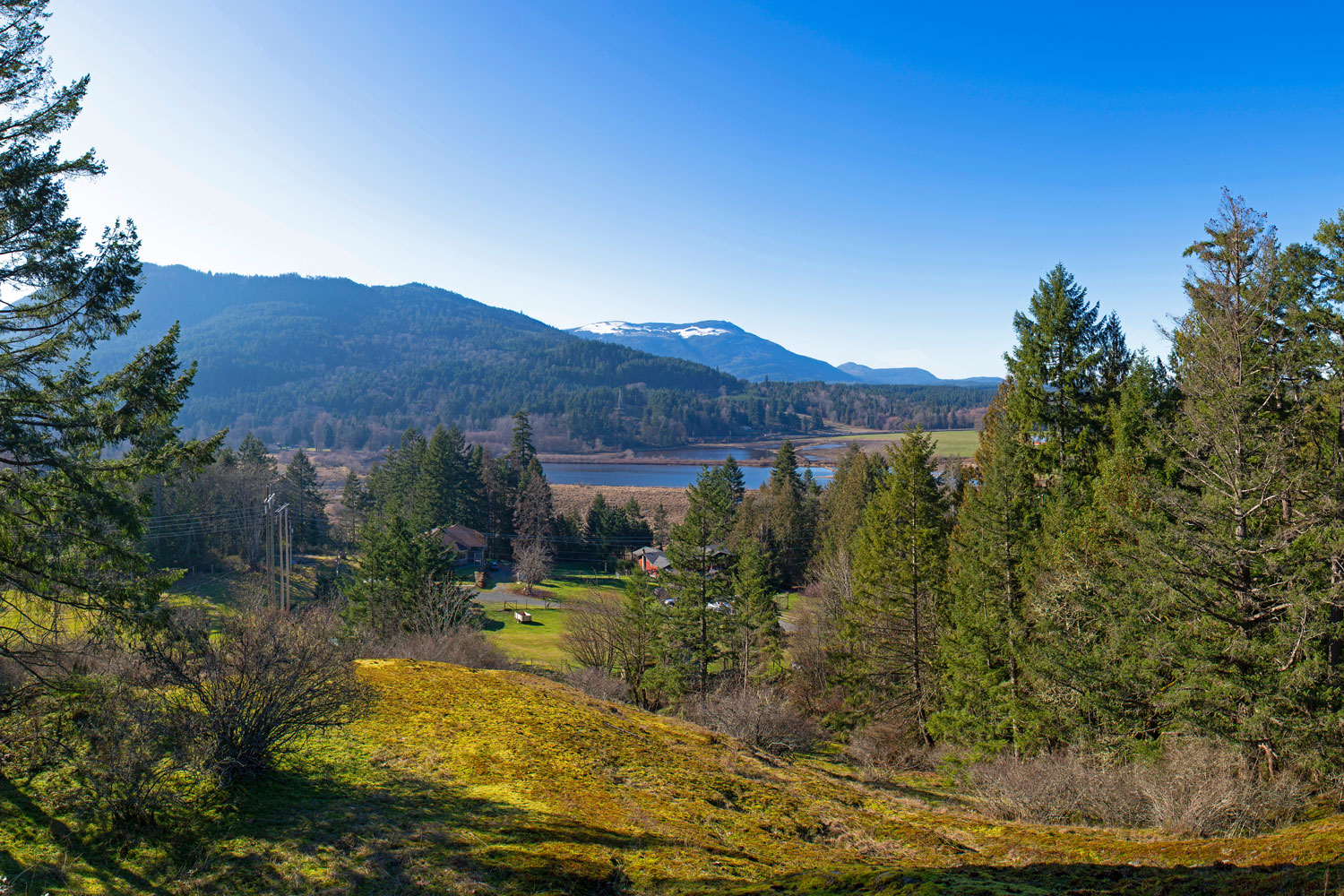 Landschaft im Cowichan Valley Schuldistrikt