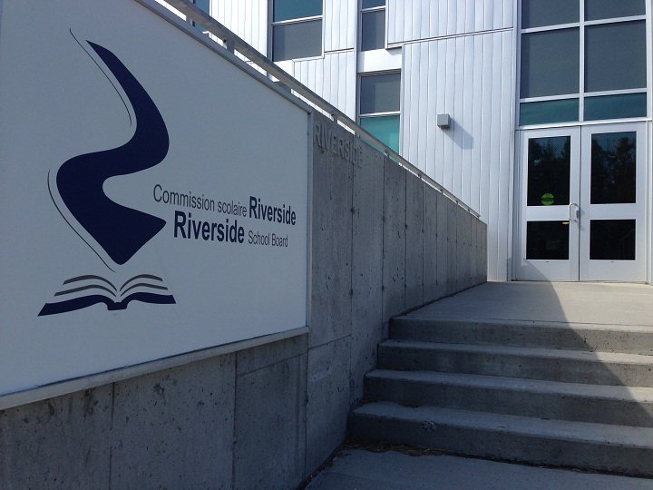 Ein Gebäude im Riverside School Board Schuldistrikt
